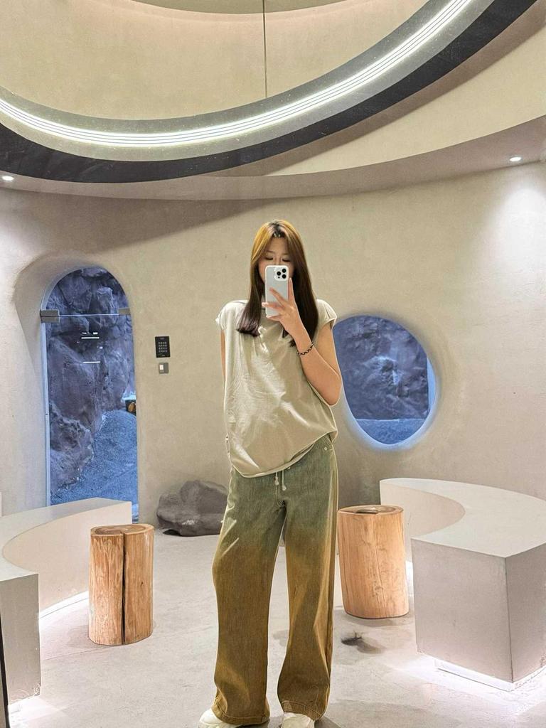 SUBHUMAN женские брюки из желтого денима в стиле ретро с градиентом на молнии