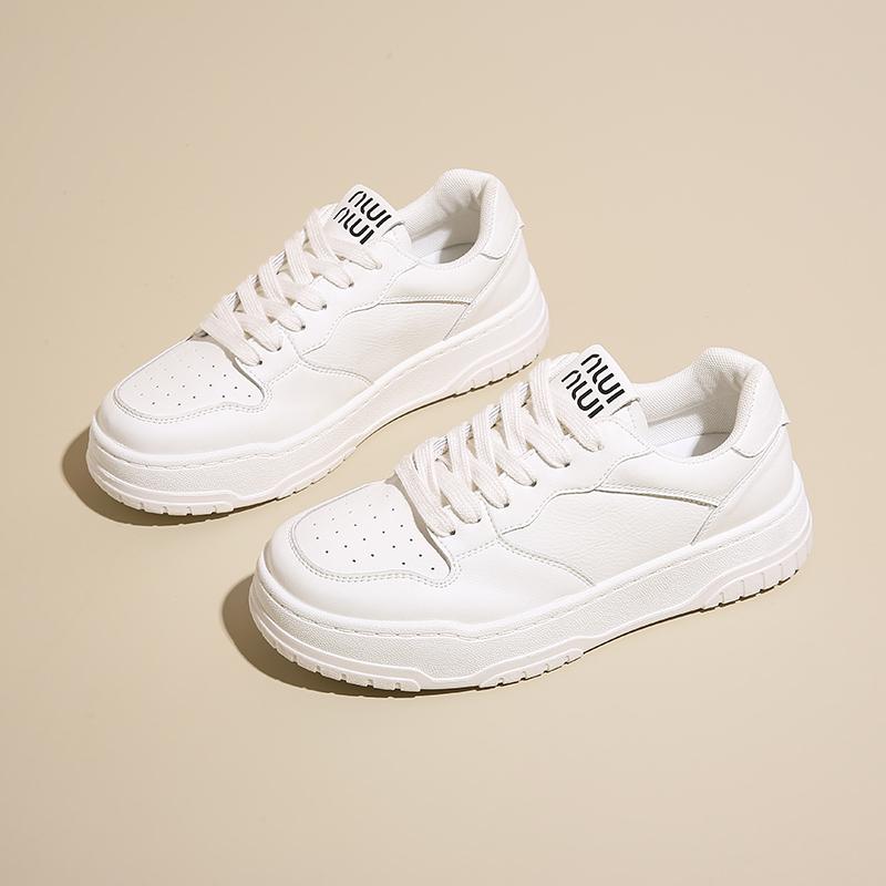 CRLAYDK Sneakers for Women Casual Fashion Platform PU Leather Low Top Classic Shoes Comfortable Skate Walking Sports Tennis