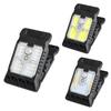 Solar Motion Sensor Wall Light Energy-Saving Rechargeable Solar Lamp Waterproof Clip-On Outdoor Lamp for Garden Patio Pathway