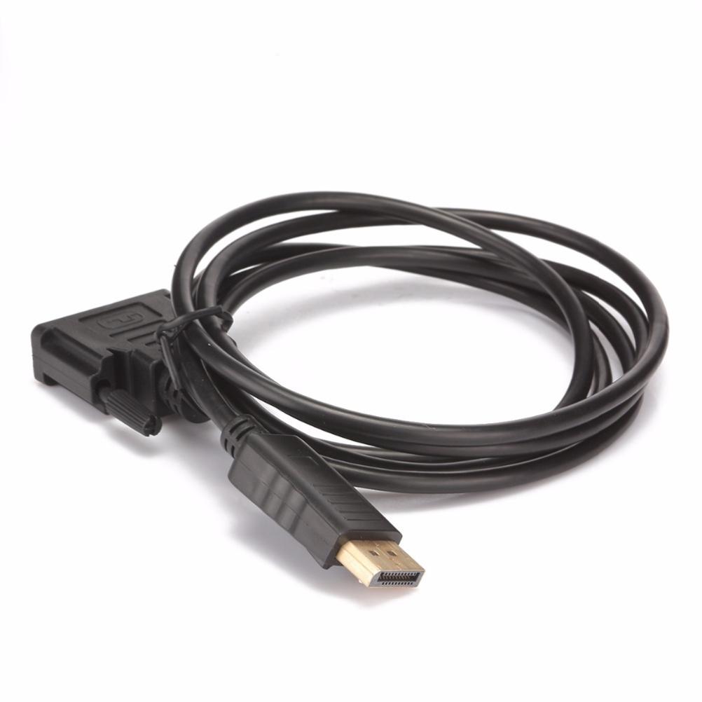 Адаптер-кабель Displayport Male на DVI Male, 1,8 м, 1080P, DP на DVI, поддержка Displayport 1.1a