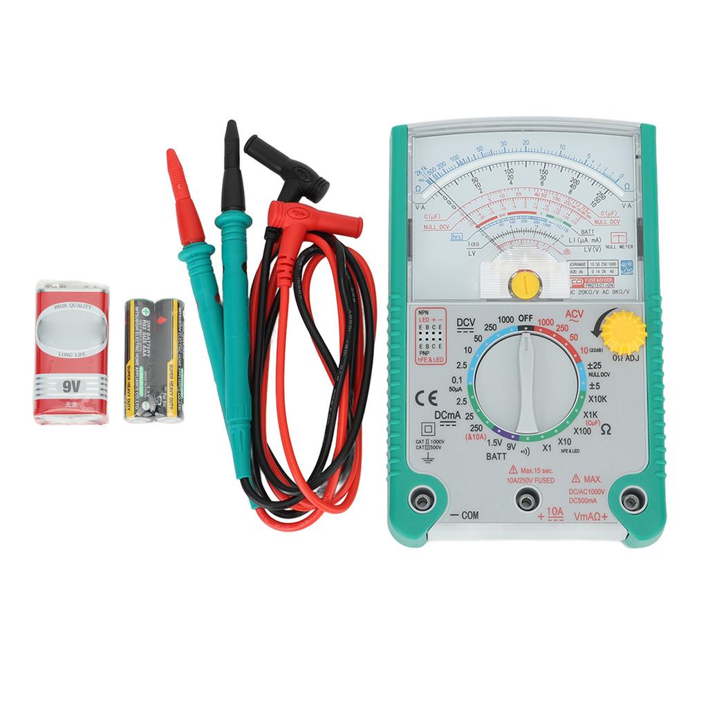 Pointer Multimeter Voltmeter Ammeter Voltage Current Capacitance Tester Meter for School Home
