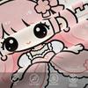 Pink Cartoon Princess Castle Floral Duvet Cover Set Comforter Cover Bedding Set No Filler HD Print Soft Bedroom Bed Cover