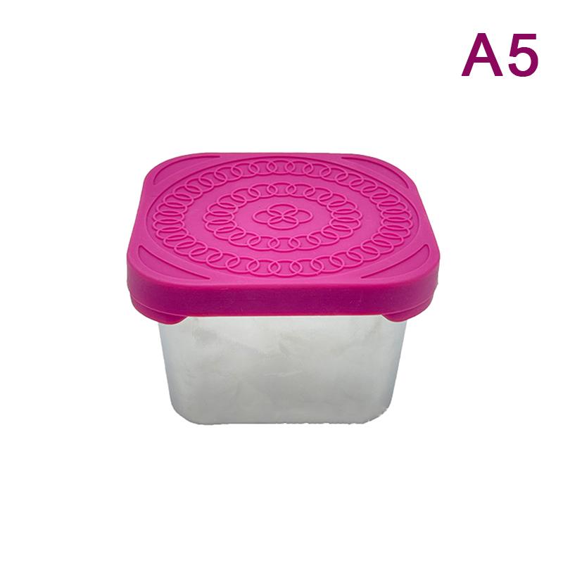 Квадратная нержавеющая стальная чашка для соуса с крышкой, переносная детская ланч-контейнерная коробка, небольшой контейнер для хранения продуктов