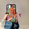 Чехол для телефона с рисунком рыбы-сардины для iPhone 16 15 14 13 12 11 Pro Max Plus Ударопрочный Жесткий чехол из ТПУ+ПК