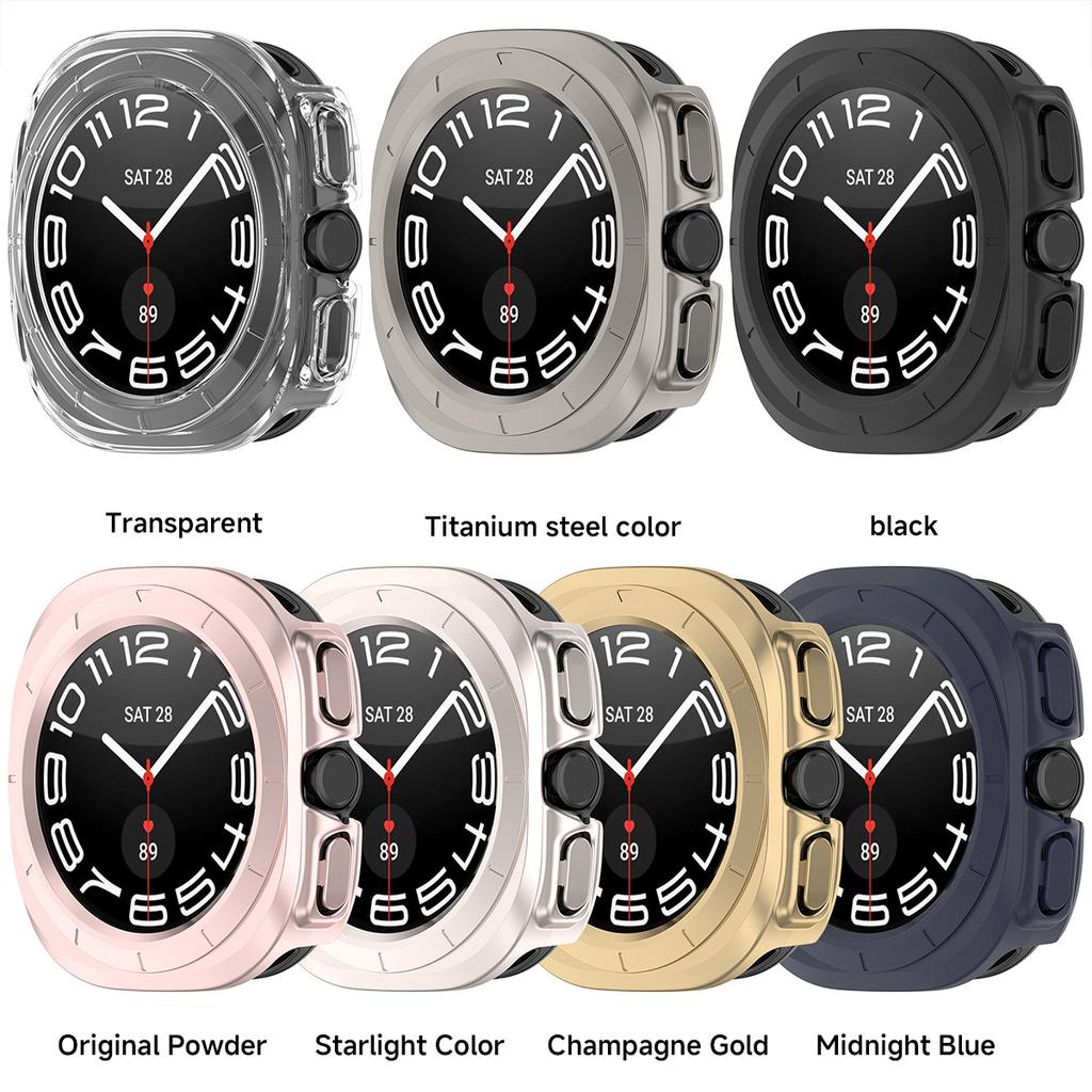 Матовый Чехол для Часов Для Samsung Galaxy Watch Ultra 2025 47мм 7Ультра Чехол ПК Полностью Окружающий Корпус Защитный Бампер Чехлы Аксессуары