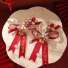 Fabric Simulation Flower Bridesmaid Parents Decorative Chinese Style Corsage Groom Brooch Bride Brooch Wedding Corsage