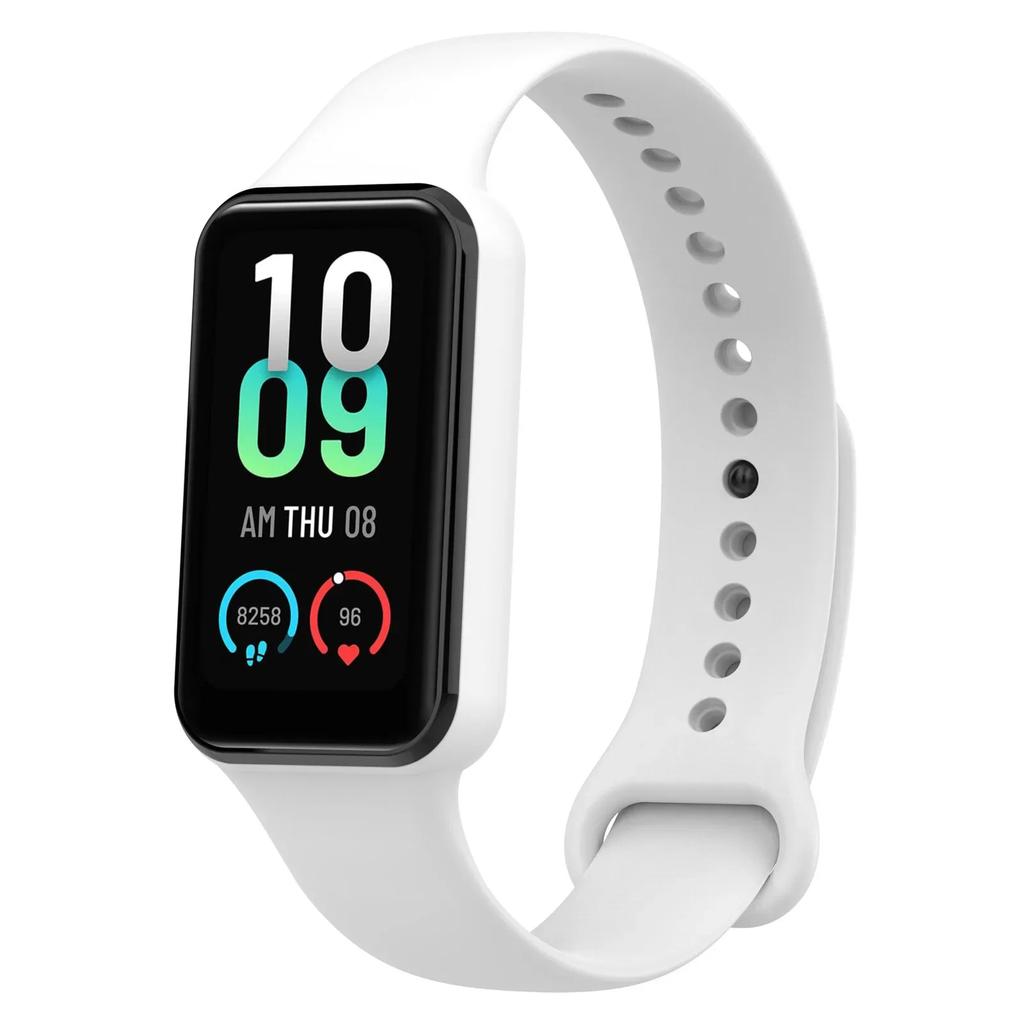 Мягкий силиконовый спортивный ремешок для Amazfit Band 7 Браслет Замена ремешка для часов Amazfit Band 7 Ремешок на запястье Умные часы Correas