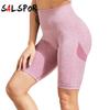 Sports Shorts Women Seamless Push Up Casual High Waist Shorts Feminino Fitness Workout Slim Shorts