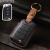 Leather Car Key Case Cover Fob For VW Volkswagen Polo Tiguan Passat B5 B6 B7 Golf MK Jetta Skoda Kodiaq Superb Octavia Seat Etc