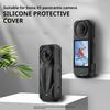 For Insta360 X5 Silicone Case Sports Camera Body Dust And Dirt Protection Cover Accessories Lens Cover