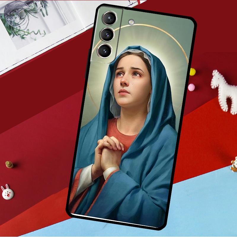 Virgin De Guadalupe Virgen Mary Funda For Samsung Galaxy S26 S25 S24 S21 S22 S20 Ultra S9 S10 Plus S23 FE S25 FE Phone Case