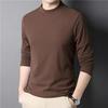Men's Solid Color German Velvet Thermal Turtleneck Long Sleeve Shirt