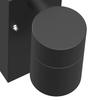 Outdoor Wall Lamp Black 6.5 x 10.5 x 16 cm Stainless Steel and Glass