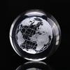 Crystal 60mm 3d Ball Glass Laser Engraved Miniature Sphere Home Gift Decor