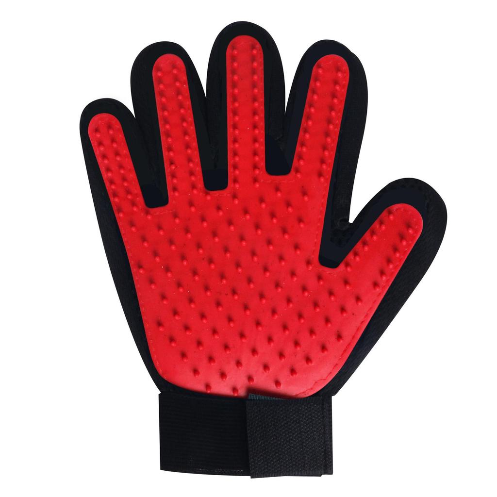 Перчатка для вычесывания шерсти у домашних животных