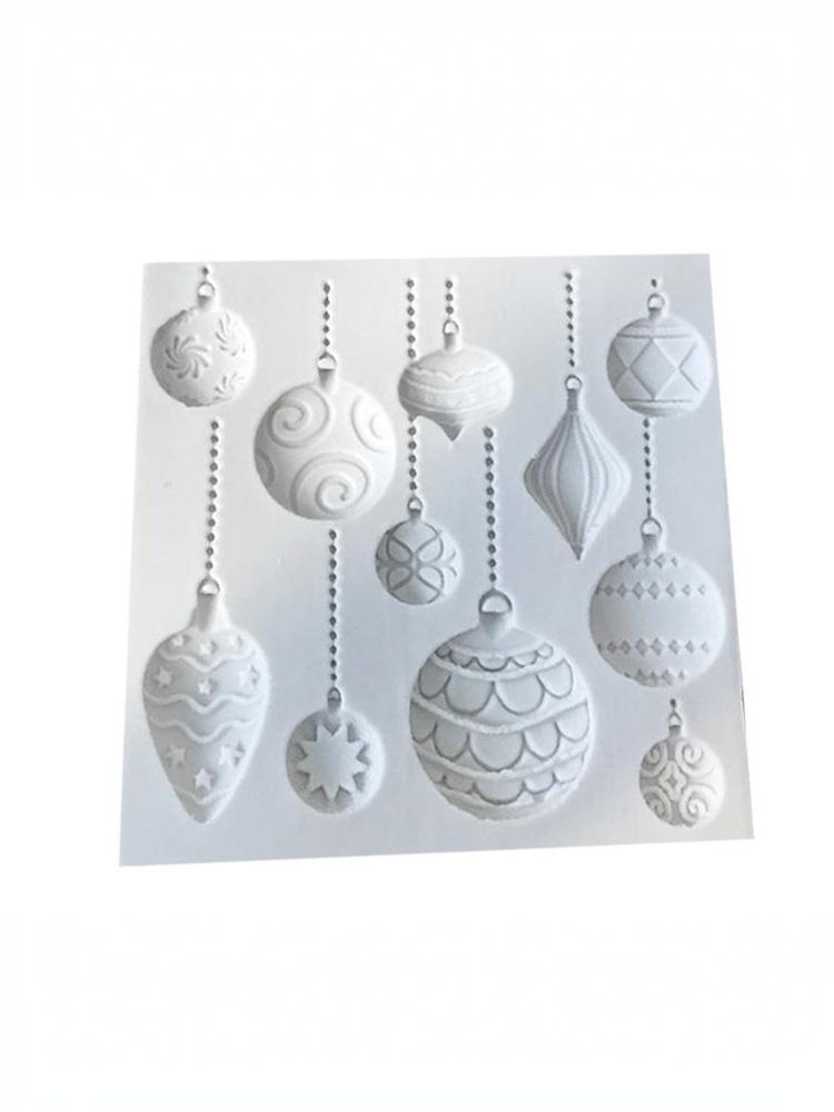 3D Silicone Christmas Balloon Cake Mold For Fondant Chocolate Candy Jello Decor Holiday Kitchen DIY Baking Tools