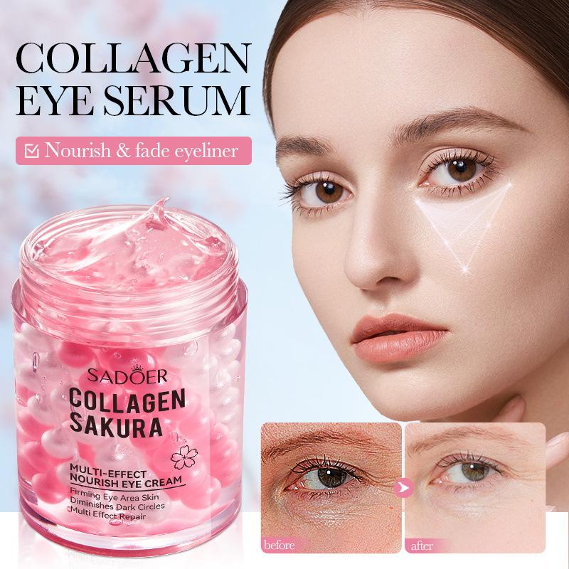 SADOER Multi-Active Nourishing and Moisturizing Eye Cream Sakura Collagen Eye Cream