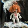 Halloween Creepy Doll DIY Scary Zombie Baby Dolls Haunted House Adornment Hanging Ornament Prop for Horror Halloween Decor