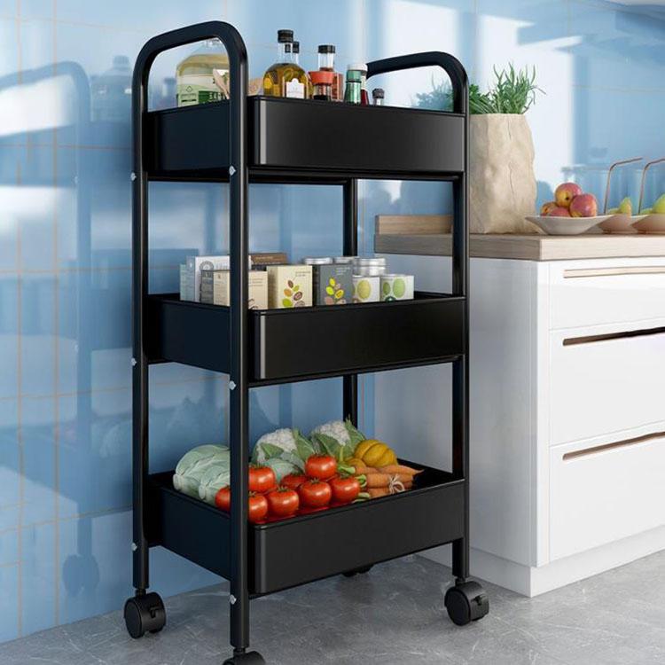 Стеллаж для хранения на тележке Напольный стеллаж для хранения Кухонный стеллаж для хранения Портативная корзина для овощей Стеллаж для хранения закусок Стойка для хранения туалета Мобильная сортировочная стойка Артефакт