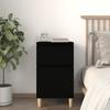 VidaXL Black Bedside Table 40x35x70 Cm 819694