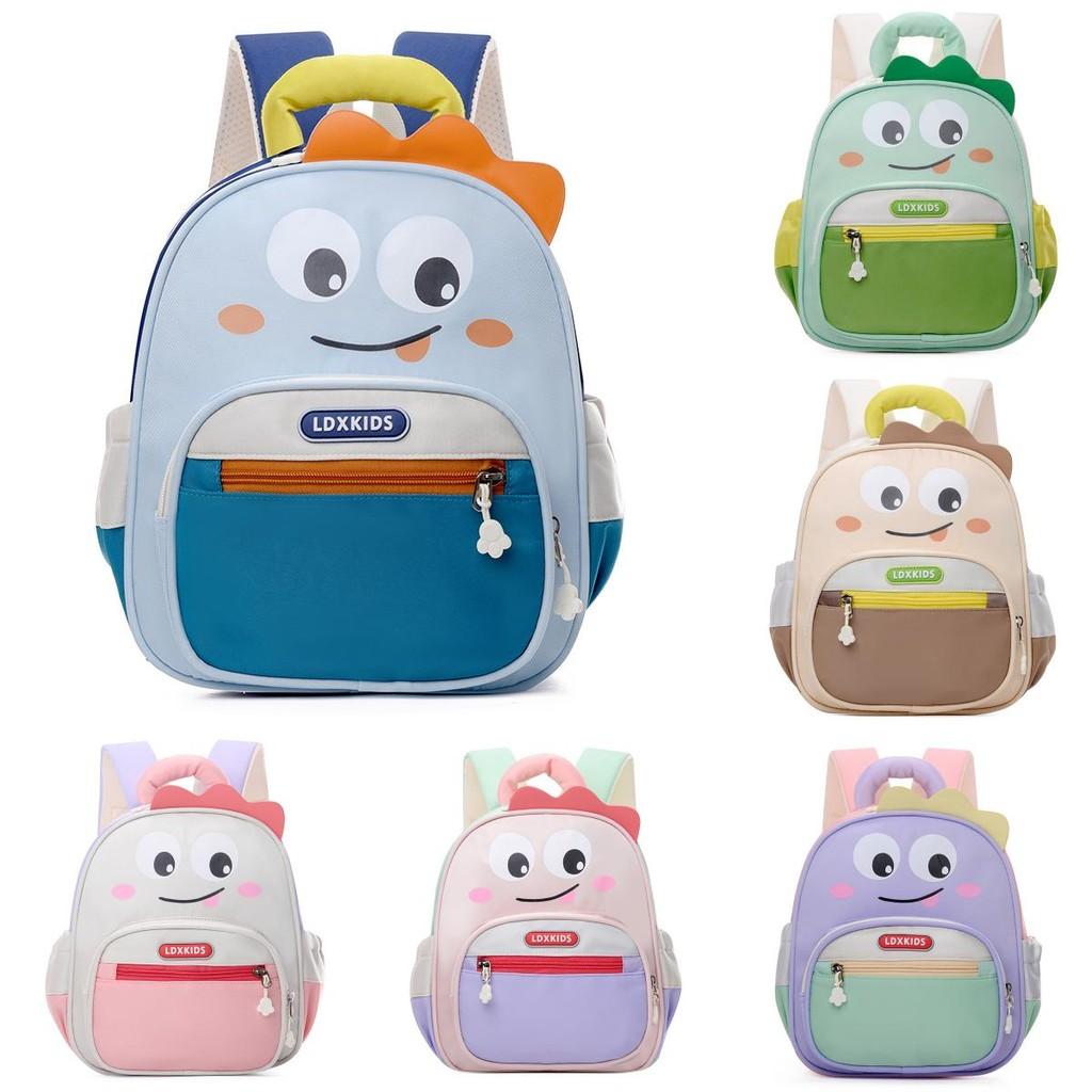 Childrens Cute Backpack Cartoon Design Unisex Student School Bag Kids Waterproof