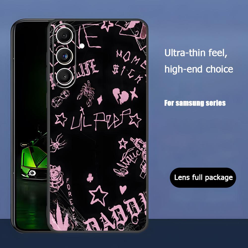 Lil Peep Певец Звезда Популярный Чехол Для Телефона Для Samsung Galaxy S25 S24 S23 S22 S21 S20 Plus Ultra Note20 Мягкий Черный
