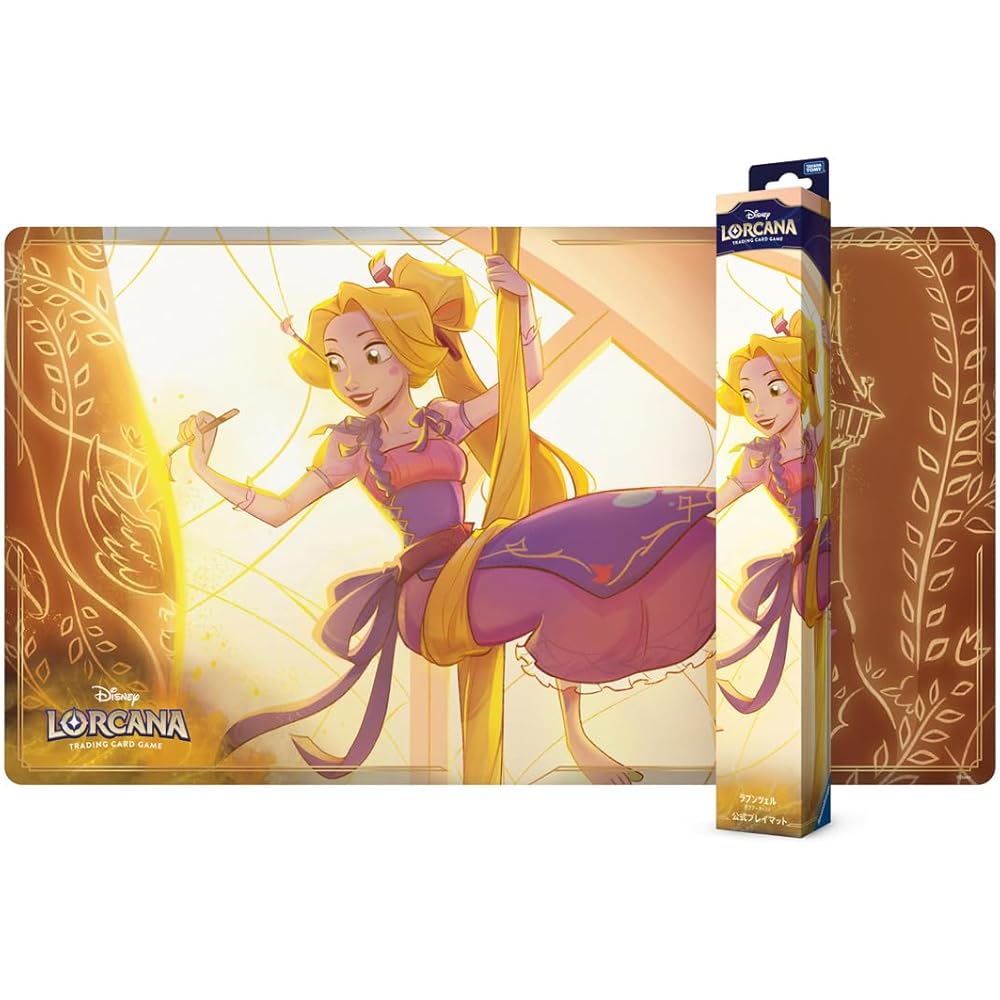 Takara Tomy Disney Lorcana TCG Official Playmat Rapunzel Genius Artist