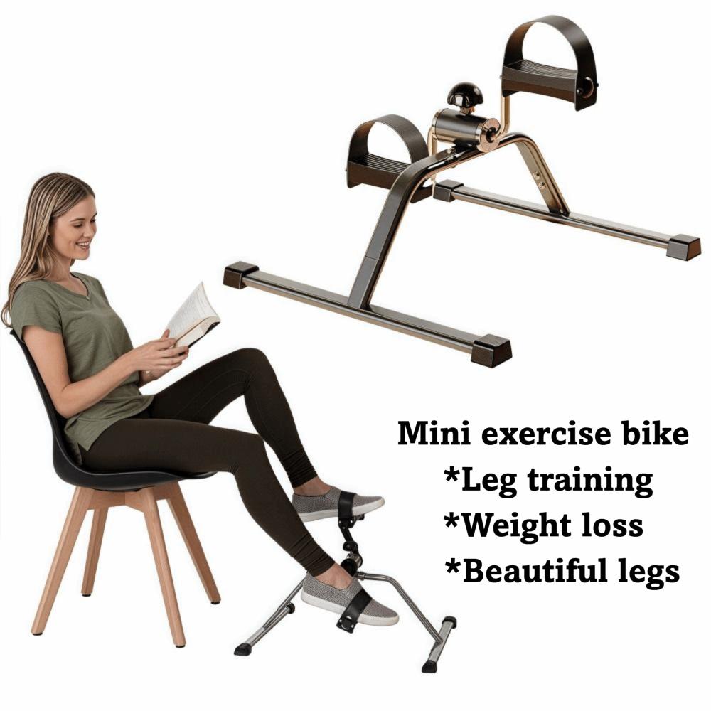 Mini Exercise Bike Lightweight Fitness Stepper Leg Beauty Machine For Leg Arm Exercise