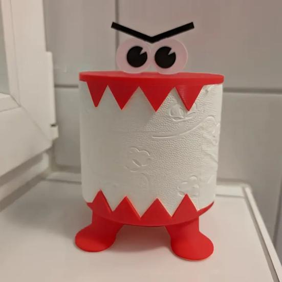 Держатель для туалетной бумаги, бумажная стойка, мультяшная форма, универсальный, простой в установке, для ванной комнаты, свободно стоящий, настольный держатель для салфеток