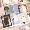 Journal GO 16pages Light Dream Freehand Sketching Stickers for Collage Junk Journal Scrapbooking Decoration Vintage Decals