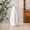 Plain-fired Matte White Ceramic Flower Arrangement Small Vase Creative and Simple Living Room Home Dried Flower Ornament