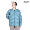The North Face Thunder Round Neck Down Algae Size XL Women's Jacket, Blue,