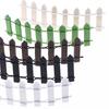 10Pcs 1:12 Dollhouse Miniature Bendable Fence Garden Courtyard Model Decor Toy Doll House Accessories
