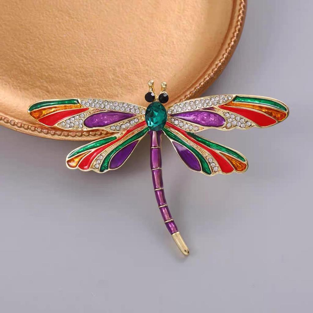 Элегантная китайская ретро эмалевая брошь Феникс и Бабочка для женщин