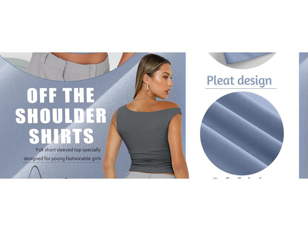 Топ без рукавов с плиссировкой и асимметричной бретелью в европейском и американском стиле для женщин