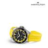 Hamilton H82395332 Хаки Темно-синий Scuba Автоматические 40 мм Желтый
