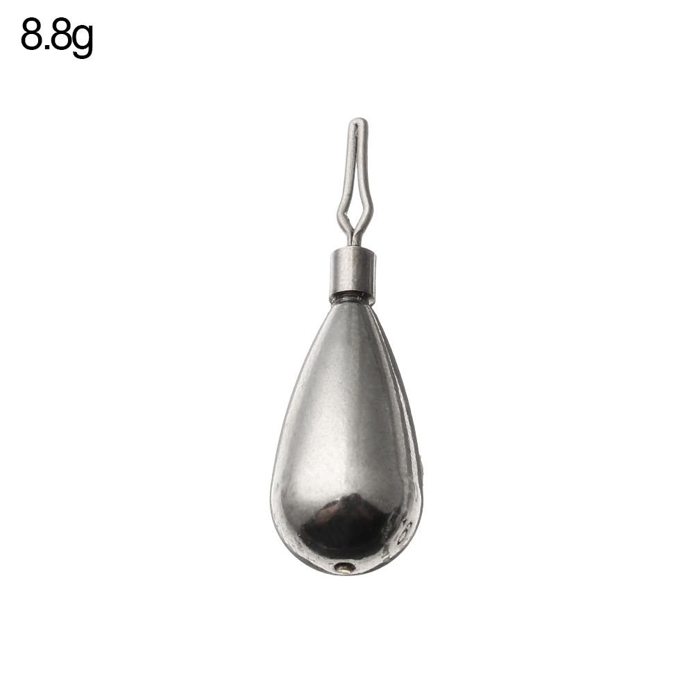 Drop Shot Weights 360 Degree Rotatable Hook Connector Line Sinkers Fishing Tungsten Fall Sinker