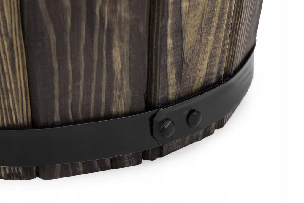 Wooden flowerpot 50XH31 low K. rosewood