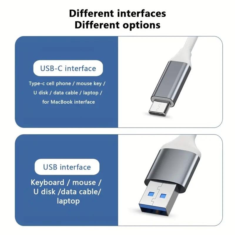 4-портовый мультиразветвитель типа C HUB 3.0 USB 3.1 адаптер OTG для Xiaomi Lenovo Macbook 13 15 Air Pro ПК компьютерные аксессуары