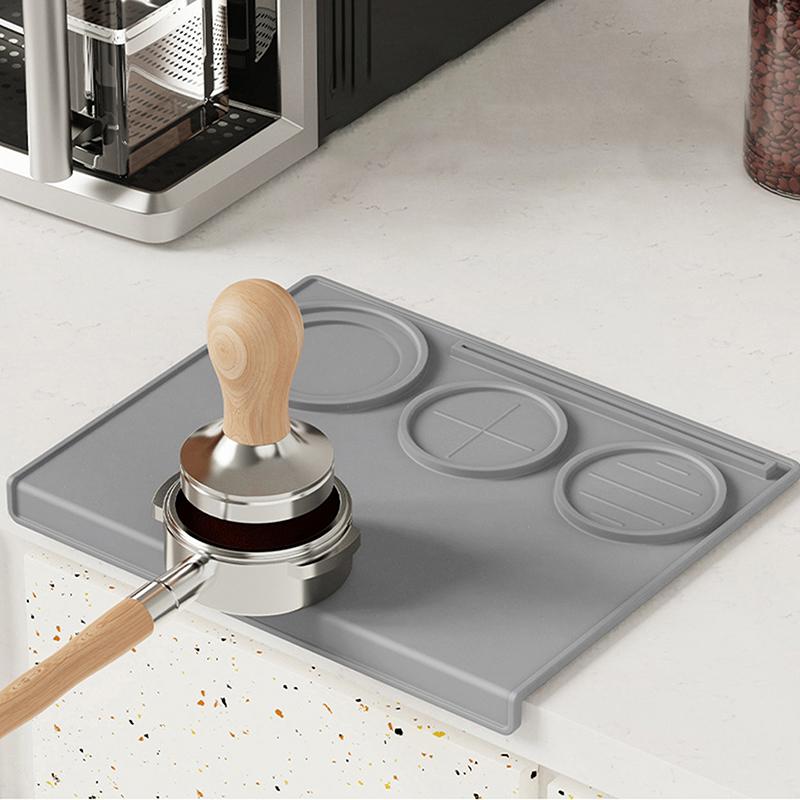 Коврик для тампона эспрессо, тампон для распределителя кофе, силиконовый тампон для портафильтра, водонепроницаемый, термостойкий коврик для тампона