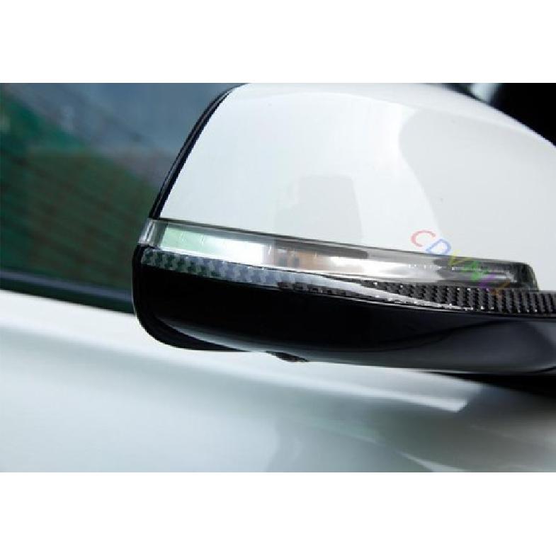 For BMW 3 4 Series GT 2013-2019 Real Carbon Fiber Exterior Rear View Mirror Trim