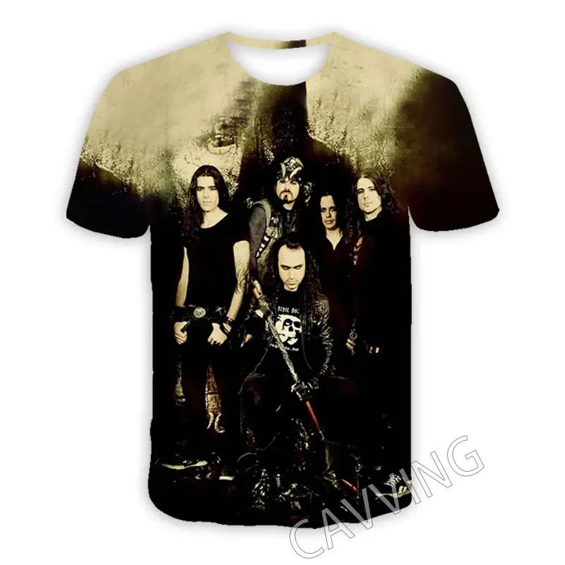 Мужские 3D-принт MOONSPELL Группа Повседневные Футболки Хип-Хоп Харадзюку Стиль Топы Одежда