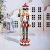 Christmas Ornament Nutcracker Soldier Figurine Multipurpose Scene Layout Accessories Photography