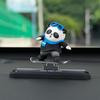 Car Skateboard Bear Decoration Cartoon Bear Skateboard Doll Car Decoration Funny Skater Bear Car Dashboard Decorations For