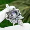 Friendship Day Sale Sterling Silver Star Amethyst Gemstone Bezel Pendant Jewelry