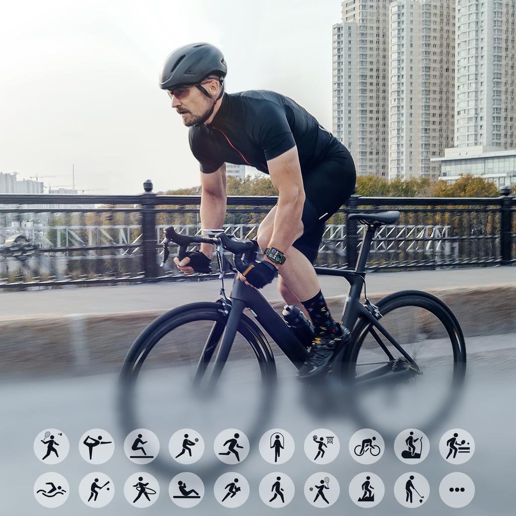 Умные часы Joyroom Fit-Life JR-FT5 с функцией звонков и защитой IP68 - Черные