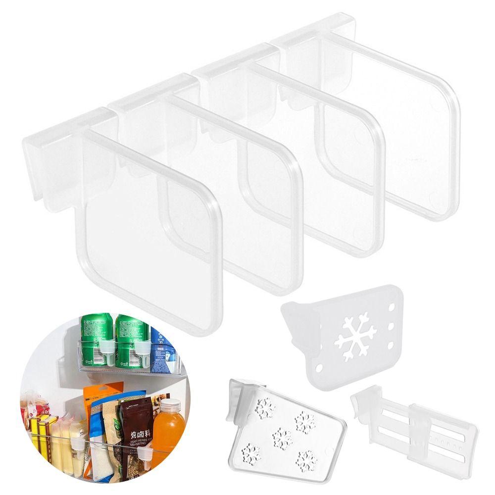 1Pcs/1Set Bottle Can Organizer Storage Shelf Kitchen Accessories Divider Clip
