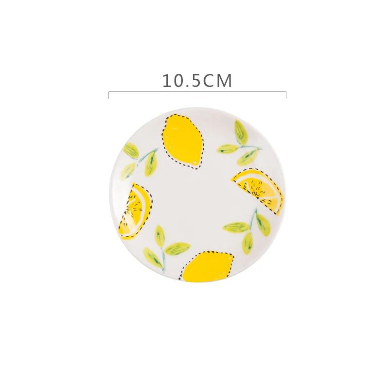 Creative Circular Ceramic Plates Restaurant Steak Plates Delicious Household Dishes Deep Soup Plate Exquisite Tableware