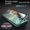 Для Samsung Galaxy S26 S25 S24 S23 S22 Ultra Plus Чехол Металлический Сплав Магнитный 360° Полная Защита Экрана HD Закаленное Стекло Защитная Крышка
