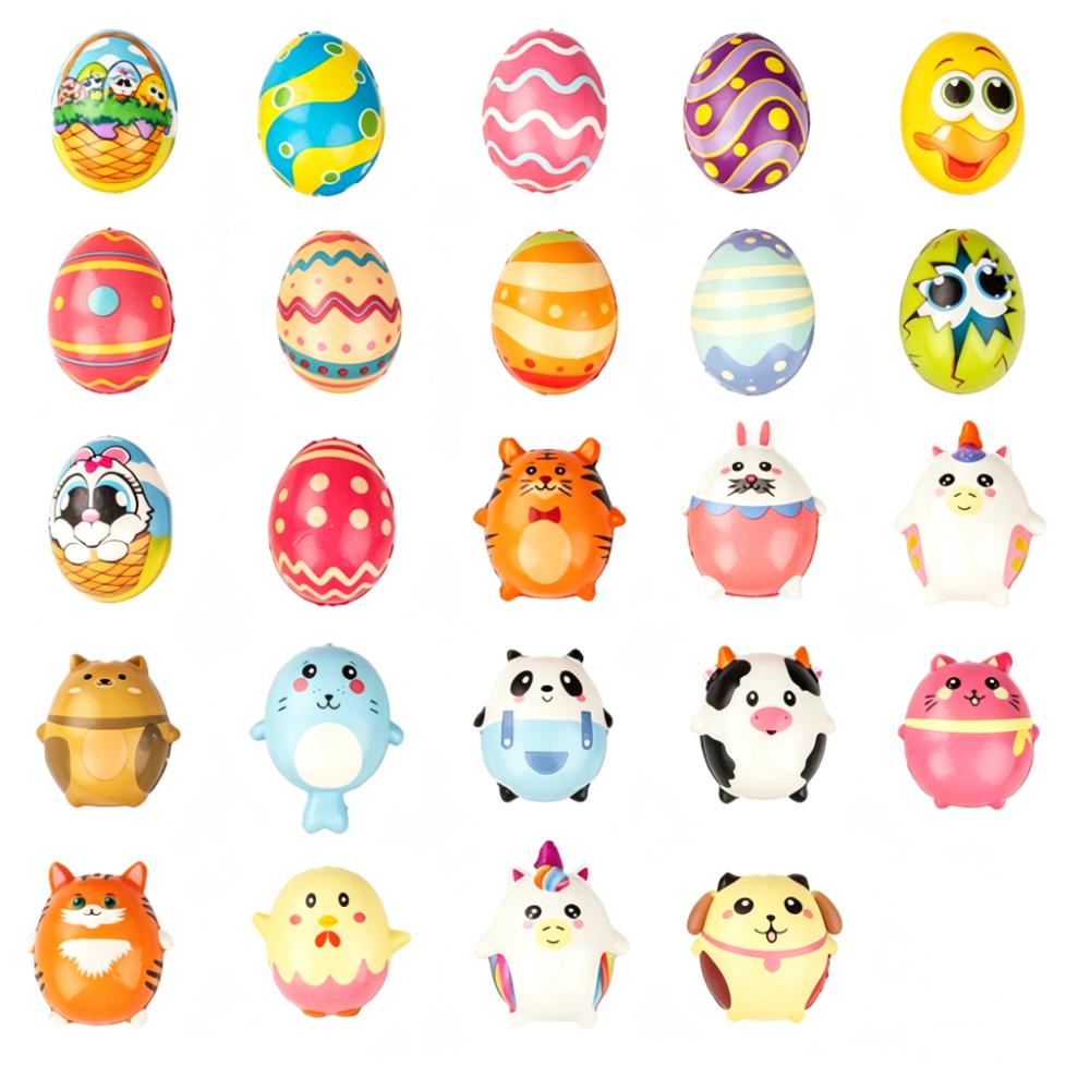 12pcs/set Slow Rebound Penguin Squeeze Toys Slow Rising Mushroom Squishy Toy Carnival Goodie Bag